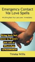 Geestelike geneser  Bring verlore liefde terug met in 9 uur +27633953837